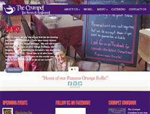 Tablet Screenshot of crumpettearoom.com